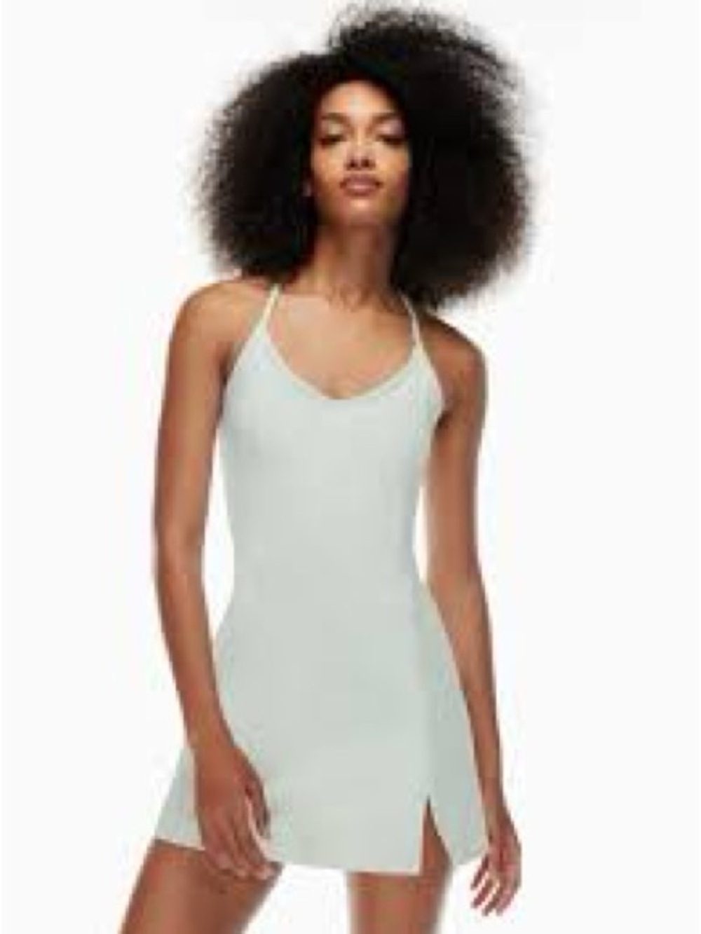 Aritzia Tna TnaSLICK Court Tennis Athletic Racerback Mini Dress Size Medium